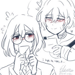 Sketched Lineart, Half Body